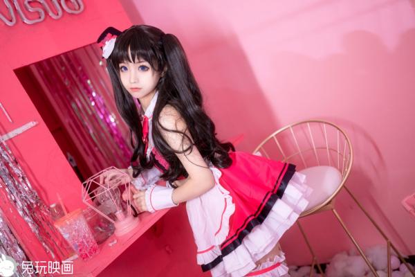 蠢沫沫   蠢沫沫-077-女仆凛：二次元Cosplay动漫风，极致美腿与黑丝制服诱惑，甜美梦幻写真第31张图片