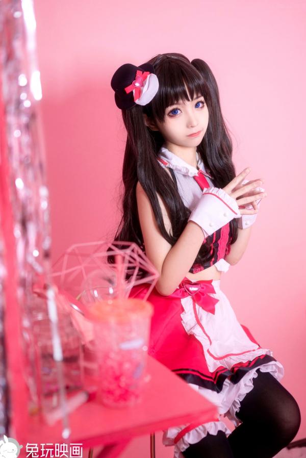 蠢沫沫   蠢沫沫-077-女仆凛：二次元Cosplay动漫风，极致美腿与黑丝制服诱惑，甜美梦幻写真第36张图片