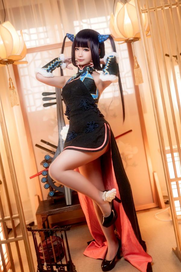 蠢沫沫   蠢沫沫-084-杨玉环二破，精美古风COS作品，私房角色扮演展现诱人美腿与娇羞气质第32张图片