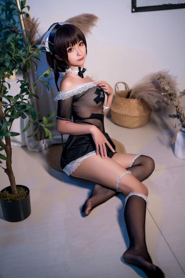蠢沫沫   蠢沫沫-065-黑白女仆第19张图片