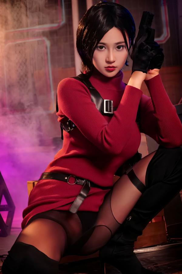 年年Nnian 年年  年年-艾达-Ada-Wong-生化危机特工角色扮演，工业风场景下的极致演绎，冷艳气质与火辣身材完美融合第8张图片