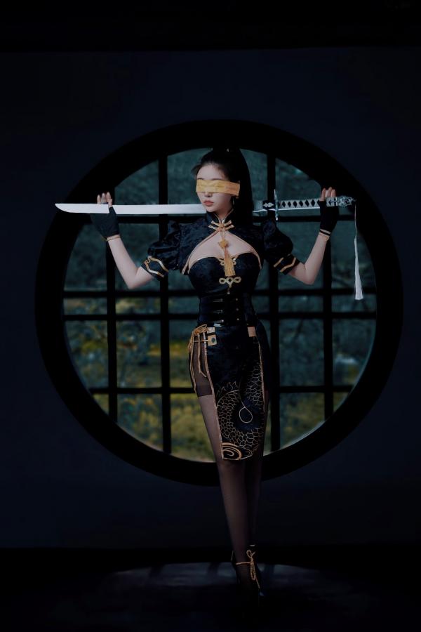 年年Nnian 年年  年年Nnian-宁红叶角色扮演，古风刺客风，性感私房大尺度写真，冷艳决绝之美第4张图片