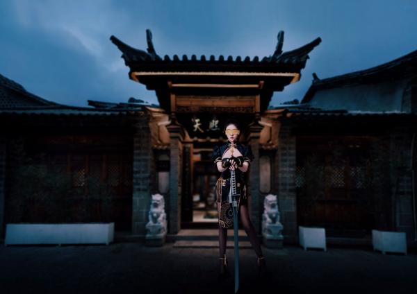 年年Nnian 年年  年年Nnian-宁红叶角色扮演，古风刺客风，性感私房大尺度写真，冷艳决绝之美第5张图片