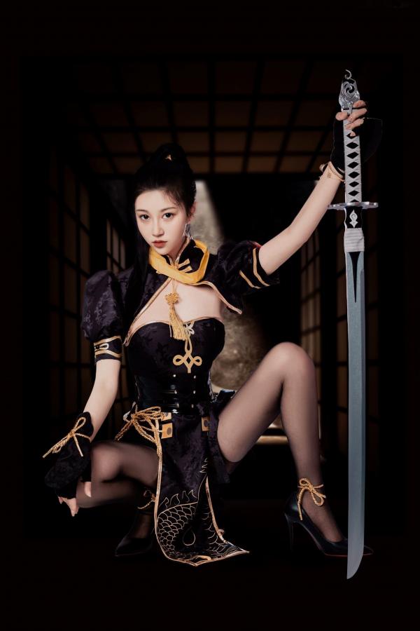 年年Nnian 年年  年年Nnian-宁红叶角色扮演，古风刺客风，性感私房大尺度写真，冷艳决绝之美第8张图片