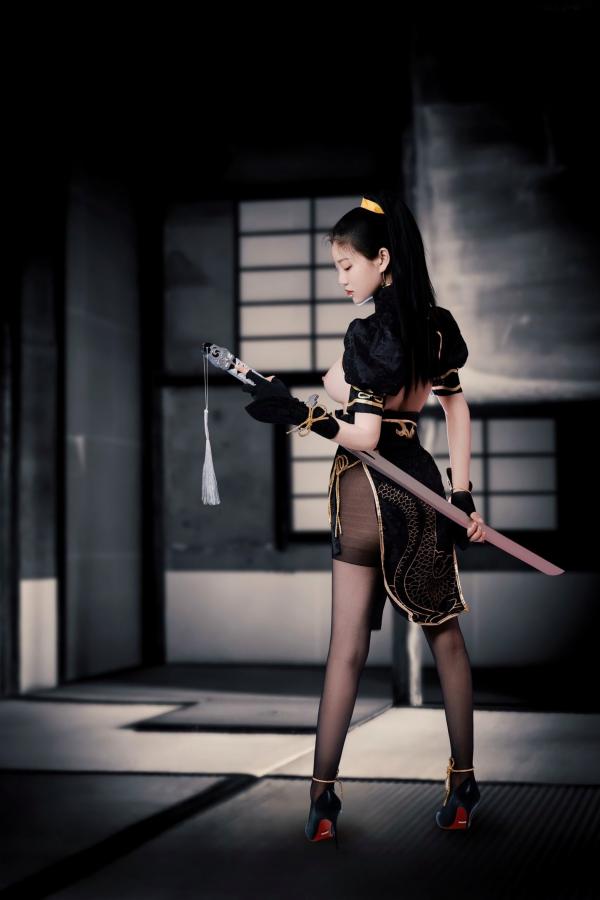 年年Nnian 年年  年年Nnian-宁红叶角色扮演，古风刺客风，性感私房大尺度写真，冷艳决绝之美第15张图片