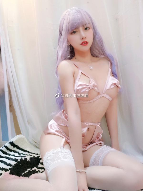 过期米线线喵   过期米线线喵超火私房大尺度写真，性感内衣与黑丝诱惑视觉盛宴第164张图片