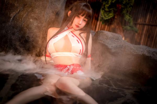 桜井宁宁 樱井宁宁  桜井宁宁-045-纯洁巫女：温泉氤氲大尺度私房，极致纯欲和风诱惑第58张图片