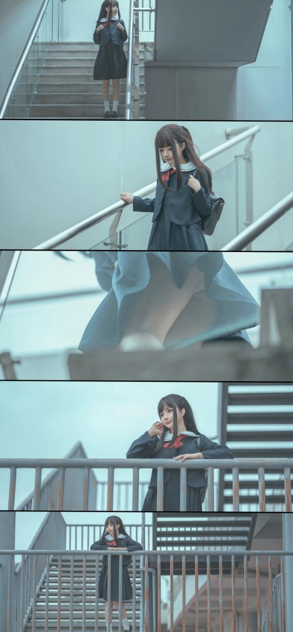 桜井宁宁 樱井宁宁  桜井宁宁-038-叫兽的恶作剧兄妹篇：清纯校服与性感蕾丝内衣私房照，演绎极致少女诱惑第155张图片