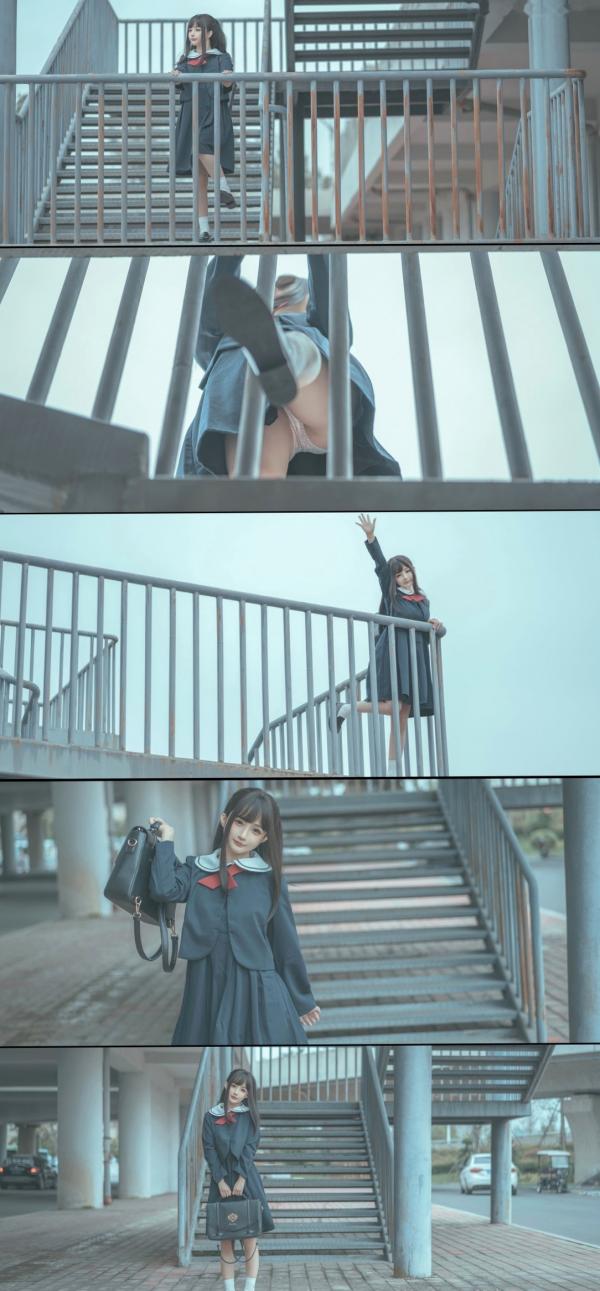 桜井宁宁 樱井宁宁  桜井宁宁-038-叫兽的恶作剧兄妹篇：清纯校服与性感蕾丝内衣私房照，演绎极致少女诱惑第156张图片
