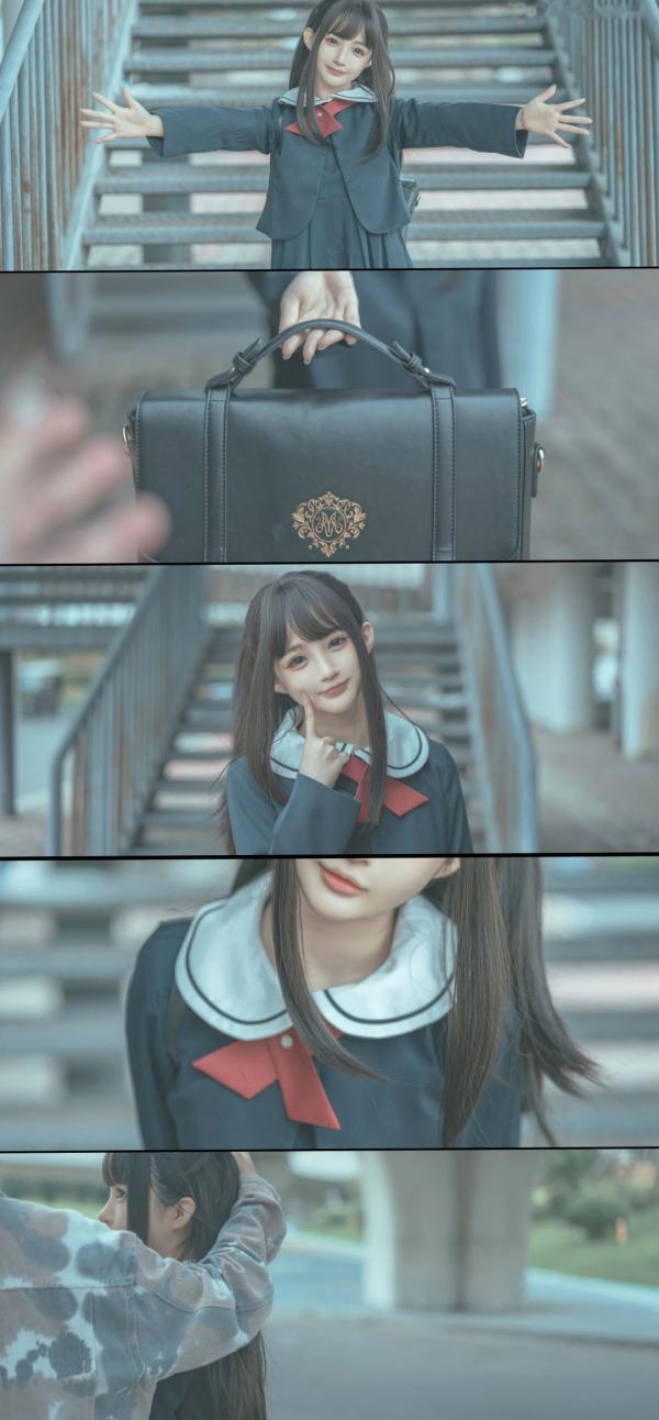 桜井宁宁 樱井宁宁  桜井宁宁-038-叫兽的恶作剧兄妹篇：清纯校服与性感蕾丝内衣私房照，演绎极致少女诱惑第157张图片