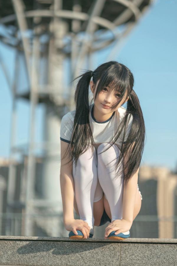 桜井宁宁 樱井宁宁  桜井宁宁-体操服系列-地下车库大尺度私房写真，清纯童颜展现极致性感诱惑第11张图片