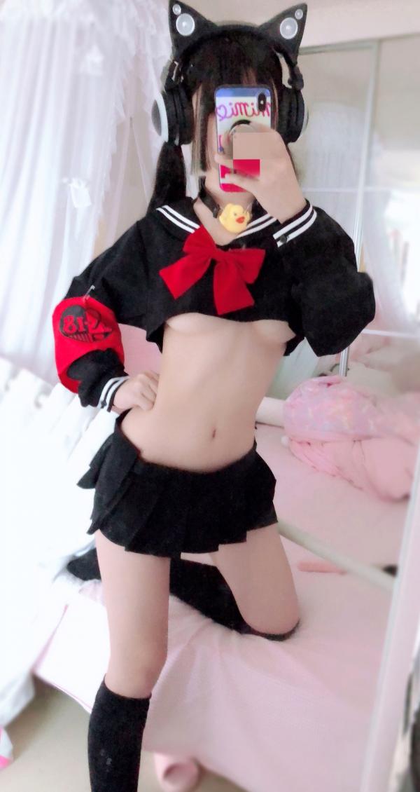 桜井宁宁 樱井宁宁  桜井宁宁-022-半乳制服概念第4张图片