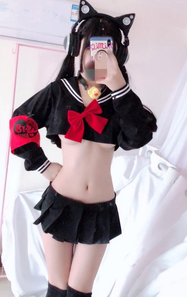 桜井宁宁 樱井宁宁  桜井宁宁-022-半乳制服概念第8张图片