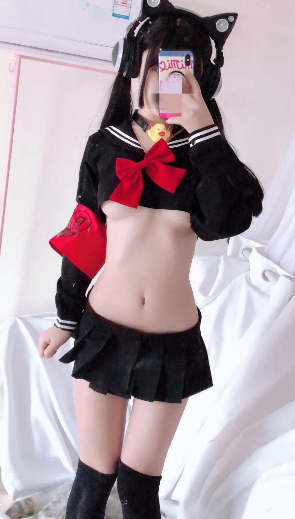 桜井宁宁 樱井宁宁  桜井宁宁-022-半乳制服概念第13张图片