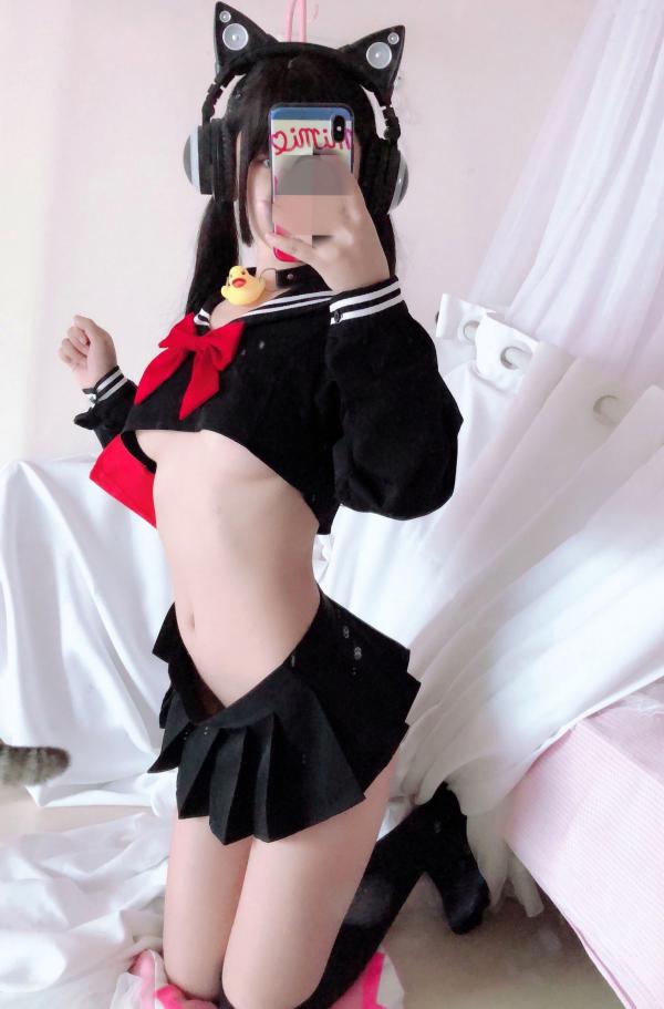 桜井宁宁 樱井宁宁  桜井宁宁-022-半乳制服概念第19张图片
