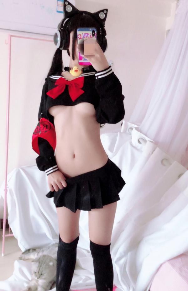 桜井宁宁 樱井宁宁  桜井宁宁-022-半乳制服概念第29张图片