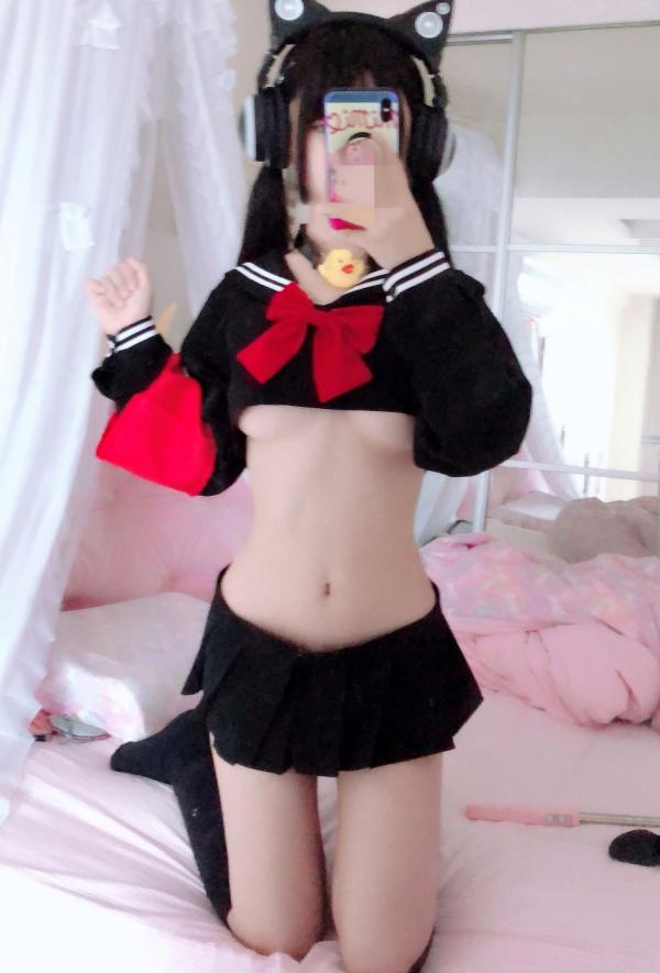 桜井宁宁 樱井宁宁  桜井宁宁-022-半乳制服概念第30张图片
