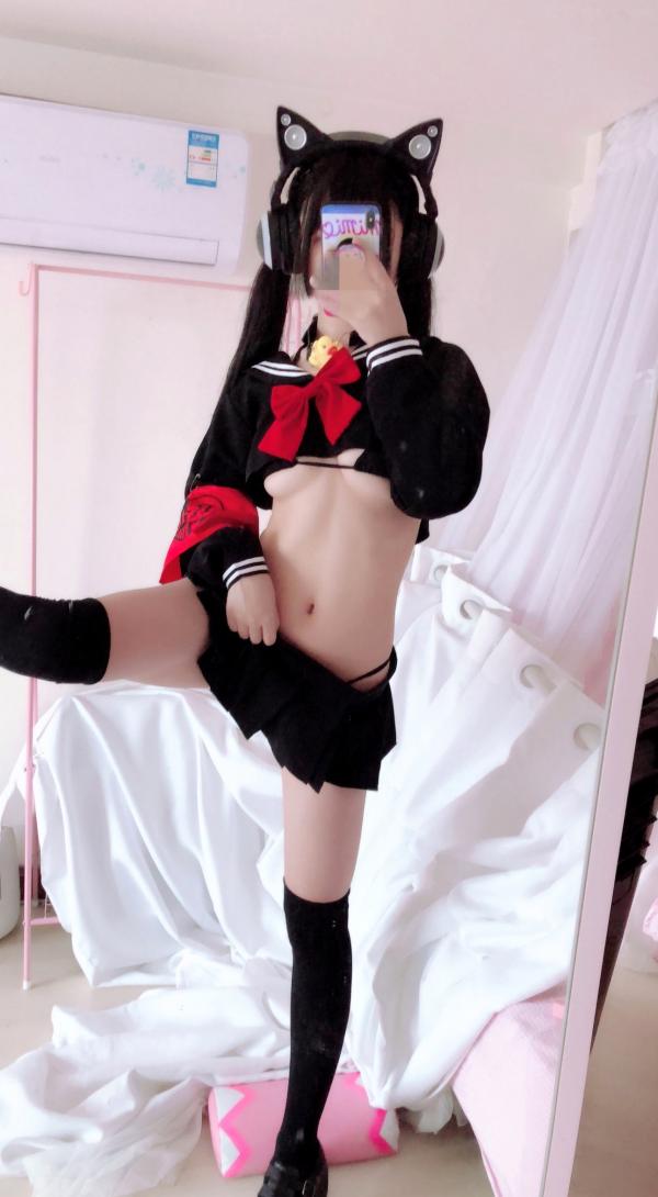 桜井宁宁 樱井宁宁  桜井宁宁-022-半乳制服概念第44张图片