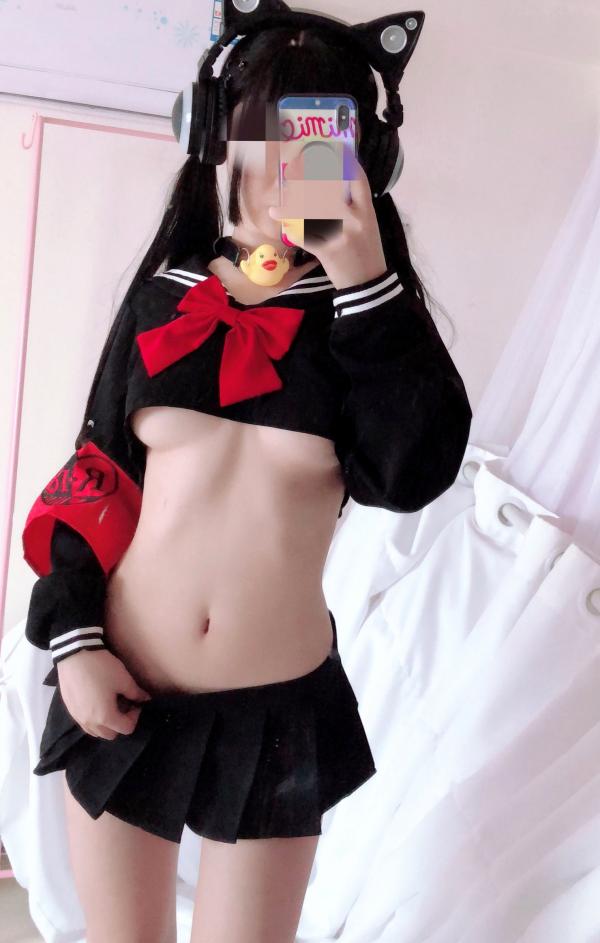 桜井宁宁 樱井宁宁  桜井宁宁-022-半乳制服概念第47张图片