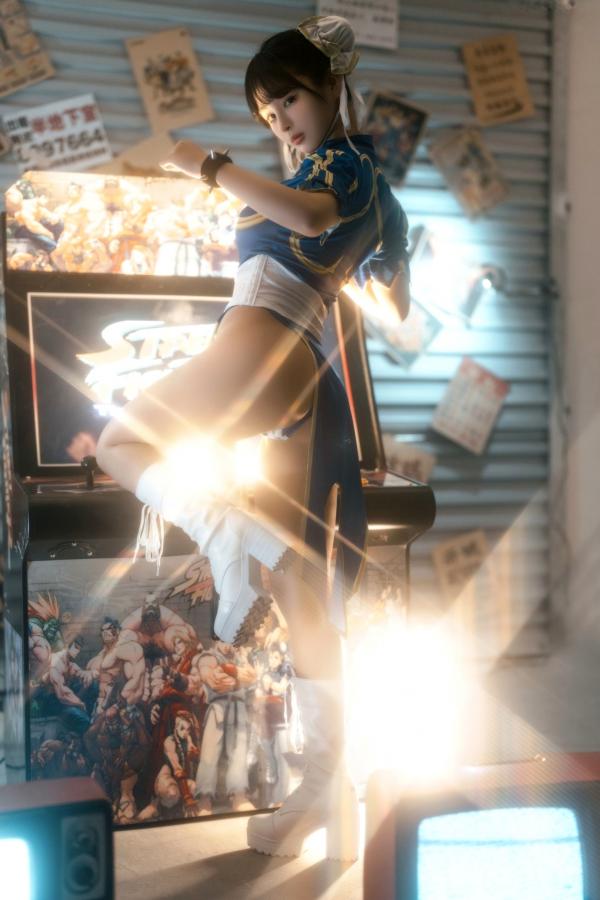 桜井宁宁 樱井宁宁  桜井宁宁-电玩春丽Cosplay，极品女神还原经典，极致身材尽显诱惑魅力第8张图片
