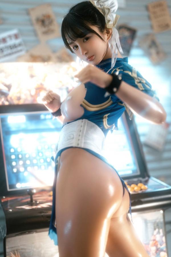 桜井宁宁 樱井宁宁  桜井宁宁-电玩春丽Cosplay，极品女神还原经典，极致身材尽显诱惑魅力第28张图片