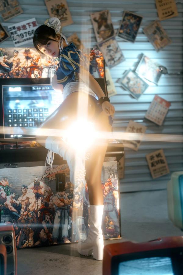桜井宁宁 樱井宁宁  桜井宁宁-电玩春丽Cosplay，极品女神还原经典，极致身材尽显诱惑魅力第37张图片
