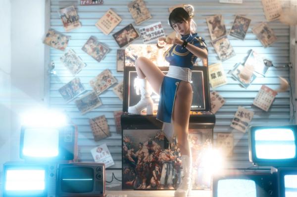 桜井宁宁 樱井宁宁  桜井宁宁-电玩春丽Cosplay，极品女神还原经典，极致身材尽显诱惑魅力第60张图片