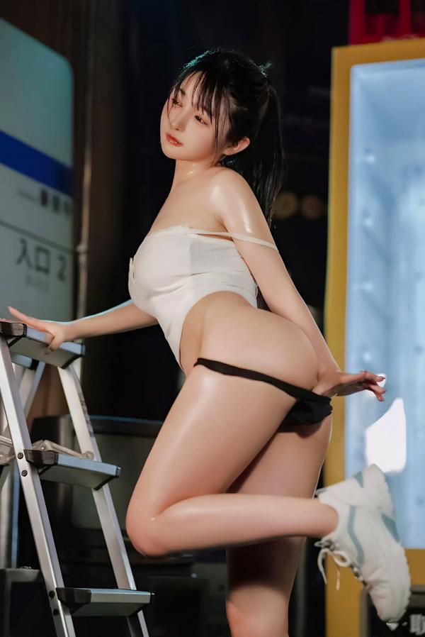 桜井宁宁 樱井宁宁  桜井宁宁 - 失眠冲剂，极致湿身诱惑，白色背心与牛仔装下的性感私房写真第62张图片