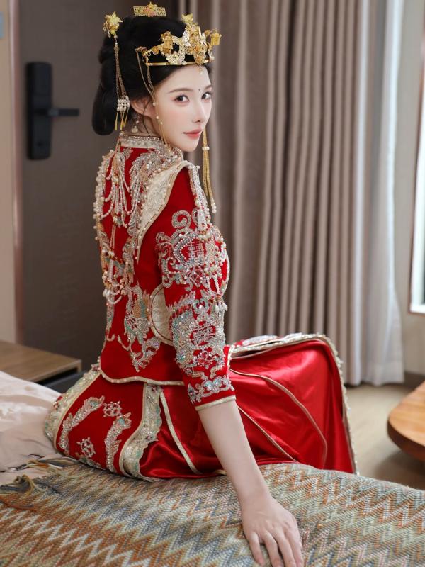 李霜 梨霜儿  梨霜儿 - 绝美古风秀禾服私房写真，极致东方古典魅力与性感魅惑的碰撞 [113P]第80张图片