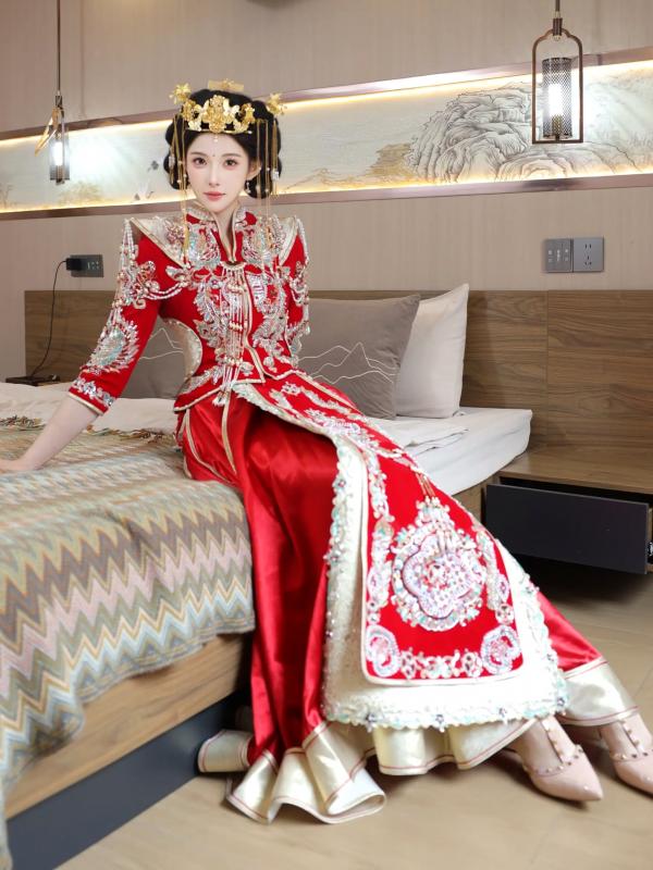 李霜 梨霜儿  梨霜儿 - 绝美古风秀禾服私房写真，极致东方古典魅力与性感魅惑的碰撞 [113P]第85张图片