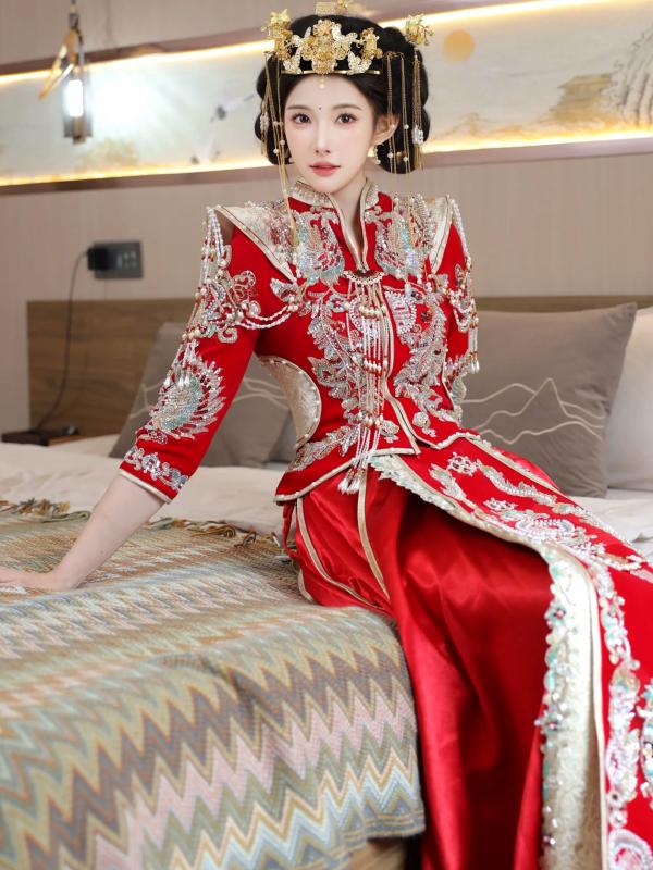 李霜 梨霜儿  梨霜儿 - 绝美古风秀禾服私房写真，极致东方古典魅力与性感魅惑的碰撞 [113P]第86张图片